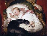 Landseer, Edwin Henry Victoria, Princess Royal, with Eos France oil painting artist